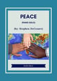 Peace (Piano Solo) piano sheet music cover